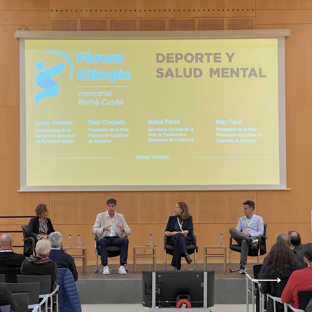 teambepro's tweet photo. Emocionados de haber sido parte del Fòrum Olímpic - Memorial Romà Cuyàs gracias a la invitación de la @FBOlimpica . Ha sido todo un honor aportar nuestro granito de arena.

@anasalaslozano y Lucía Jiménez participaron en la mesa redonda “Deporte y Salud Mental” https://t.co/buOrqmOqze
