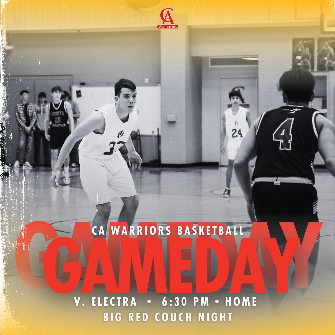 CAwarriors's tweet photo. It's GAME DAY! The Warriors have their first home game of the season tonight as they take on Electra at 6:30 p.m.
Come support our basketball team and try your chance to win a seat on the BIG RED COUCH! We'll see you there!
.
.
#CAWarriors #CAbasketball #basketball #wichitafalls https://t.co/lraEQkE2Z6