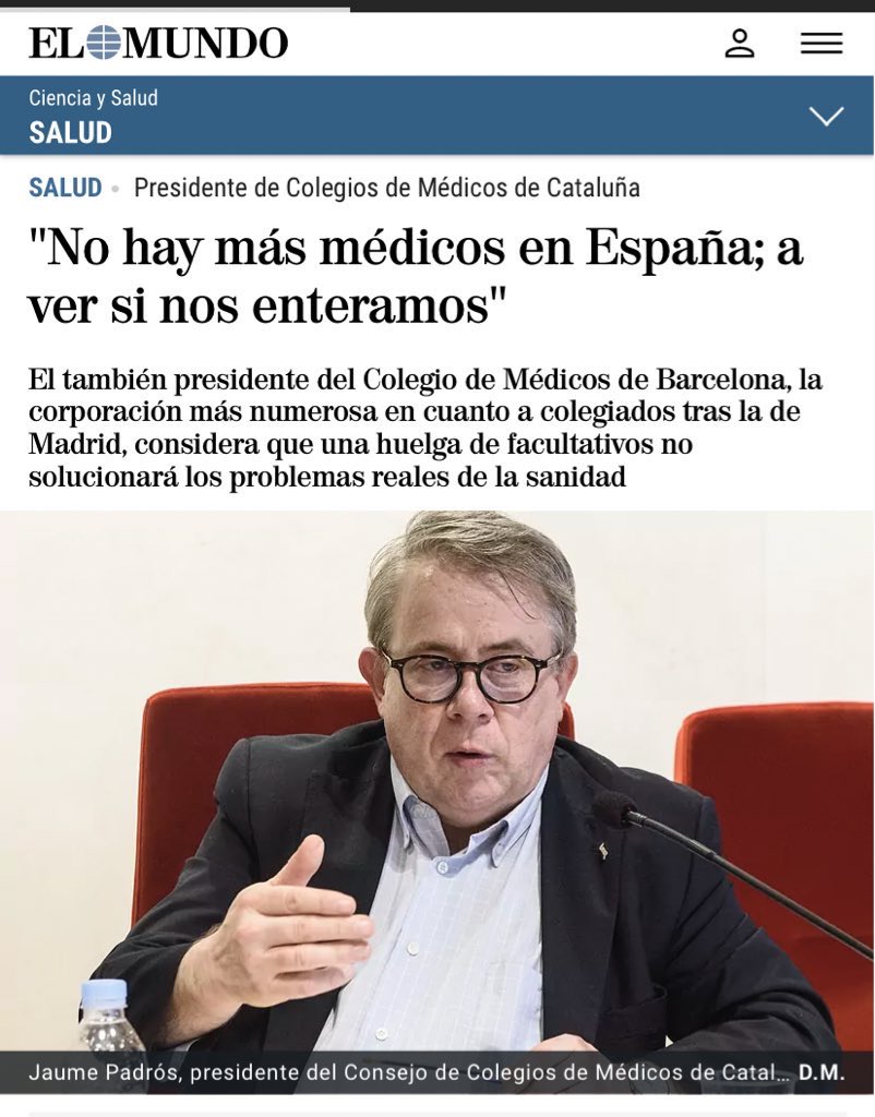 Bart045603771's tweet photo. A ver si la Ministra, Médica y Madre soluciona el problema de falta de médicos en España… https://t.co/CRS8HS0DCu
