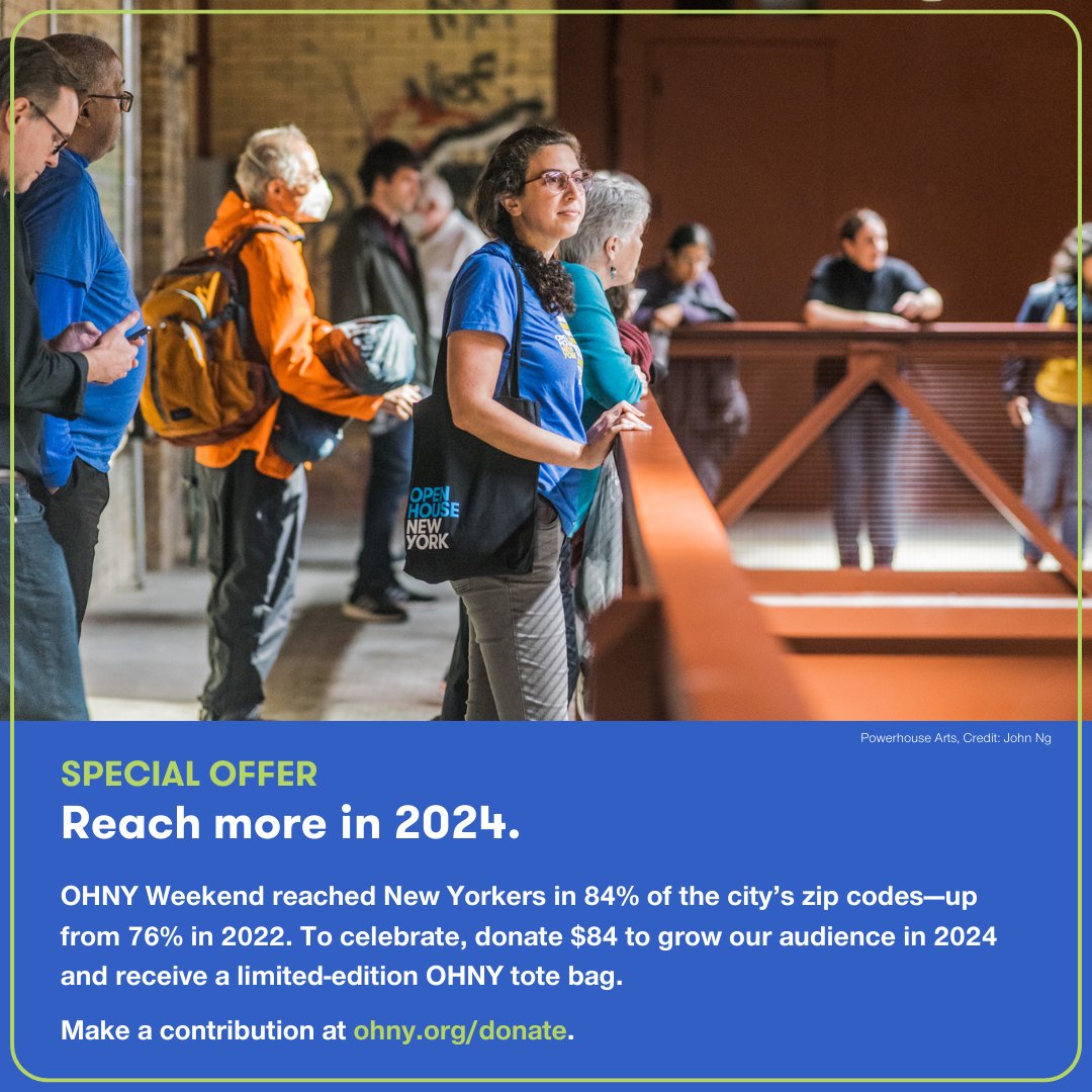 ohny's tweet photo. Did Open House New York help you discover a new corner of the city this year? 🏙

On this day of global giving, please consider making a fully tax-deductible donation to support our work: https://t.co/gwwrqkdpfr.

#GivingTuesday #ohnywknd #newyorkisopen #unlockthecity https://t.co/qJjtJM55c2