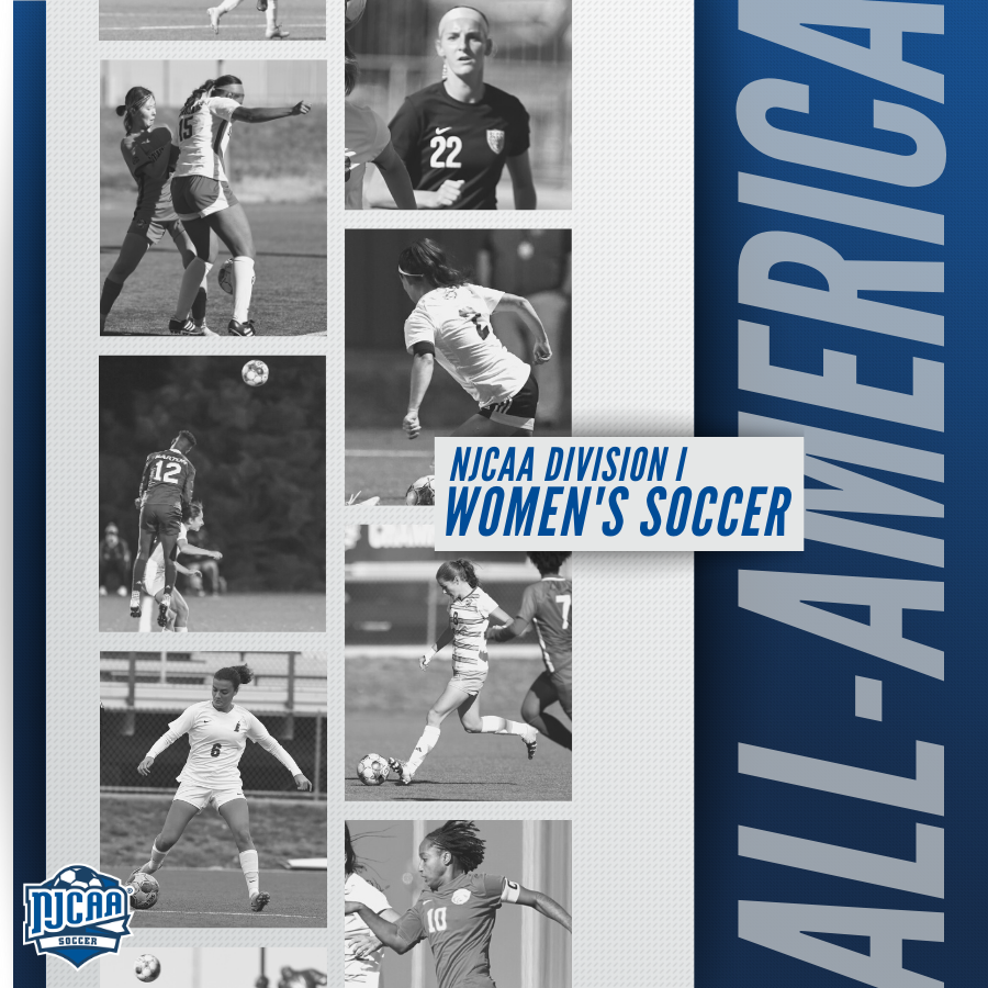 NJCAA_Soccer's tweet photo. 3⃣3⃣ of the nation's 𝒃𝙚𝒔𝙩.

The 2023 #NJCAASoccer DI Women's All-America team has been announced! 🌟

Full List | https://t.co/fj3jwEKgmf https://t.co/JtpFU3JY7p