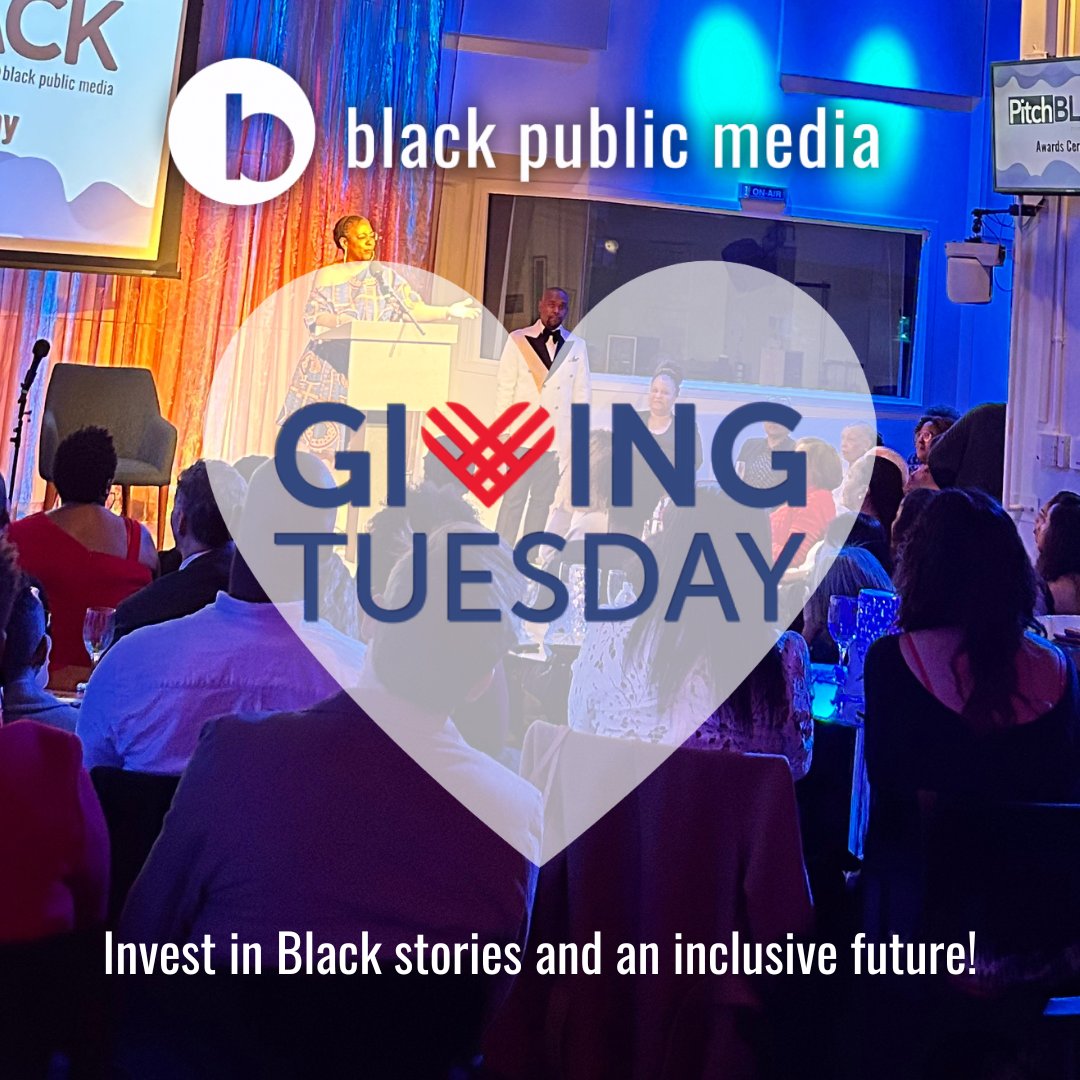BLKPublicMedia's tweet photo. On this #GivingTuesday, BPM invites you to consider us in your giving. Empower voices, spark change. Together, we make stories that matter.✨ 

https://t.co/6oIRDXojMF

#BlackPublicMedia #BlackStoriesMatter #BPMImpact https://t.co/tihHXtzTfG