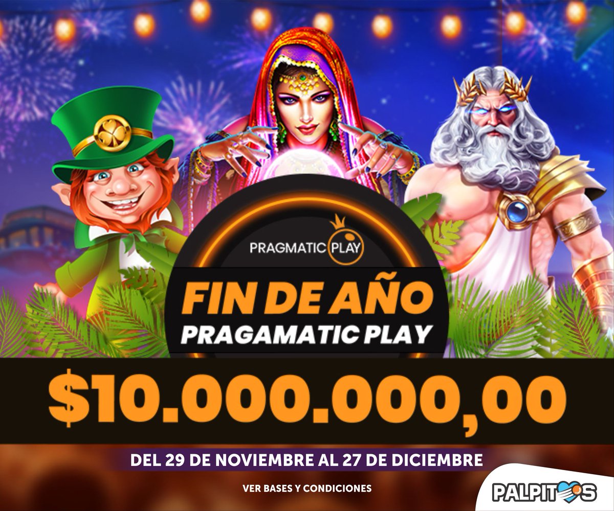 🎰 ¡Torneo #FinDeAñoPragmaticPlay! 🎉 🎁 ¡Hay 10.000.000 en premios! 😃 Jugá a los slots seleccionados, sumá puntos y participá por grandes premios ⚖️ Bases y condiciones ➡️ n9.cl/18g37
