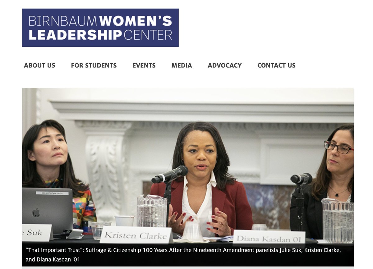 And finally, giving starts at home. I'm grateful to <a href="/bwlc_nyu/">Birnbaum Women's Leadership Center</a> for providing me with an amazing home and community <a href="/nyulaw/">NYU Law</a>.  We've got big plans for 2024.  Check out our work here: law.nyu.edu/centers/birnba…