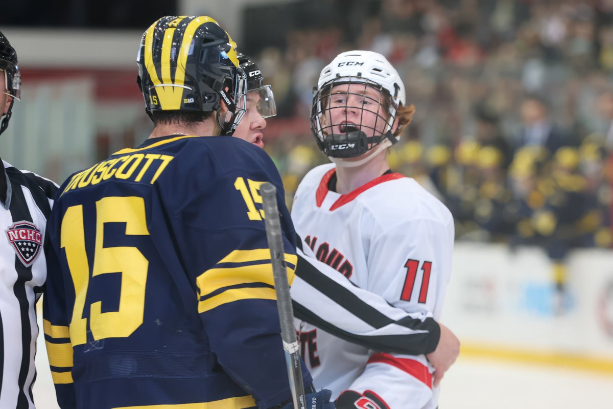 I may have to do another list of college hockey's peskiest players. Grant Ahcan is sure to make the list. Plays with passion and backs down from no one. (Photo Prout)