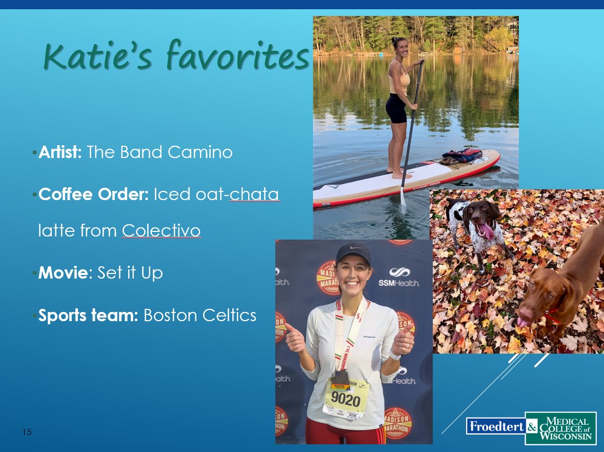 Katie, PGY2 Oncology!