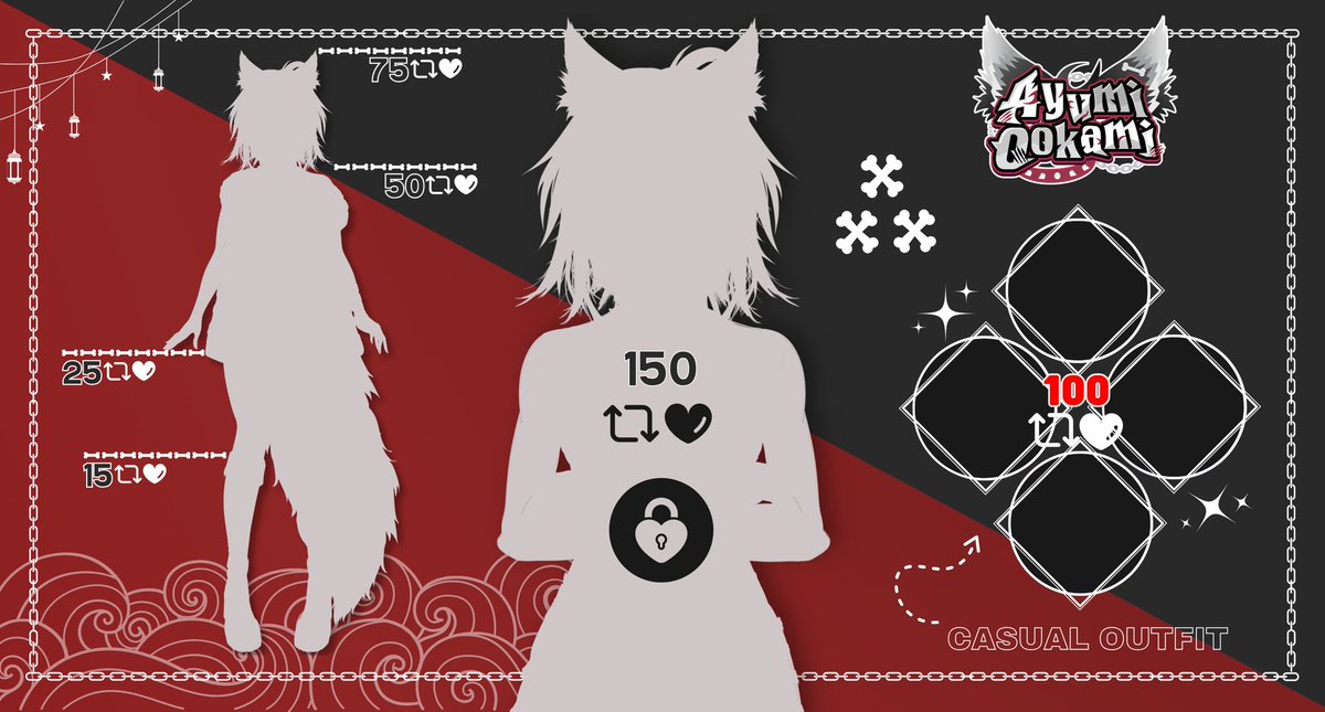 🖤【 2.0 MODEL REVEAL 】🩶

Awoooo.. 🐺
Roh serigala jahat sudah hadir disini dengan penampilan dan wujud yang baru 👀

Ayo bantu unlock wujud yang baru! Let's go! 🍖

❤️ + 🔁 are appreciated!
#VTUBERID #VtuberDebut #Vtuber #VtuberUprising #ModelReveal