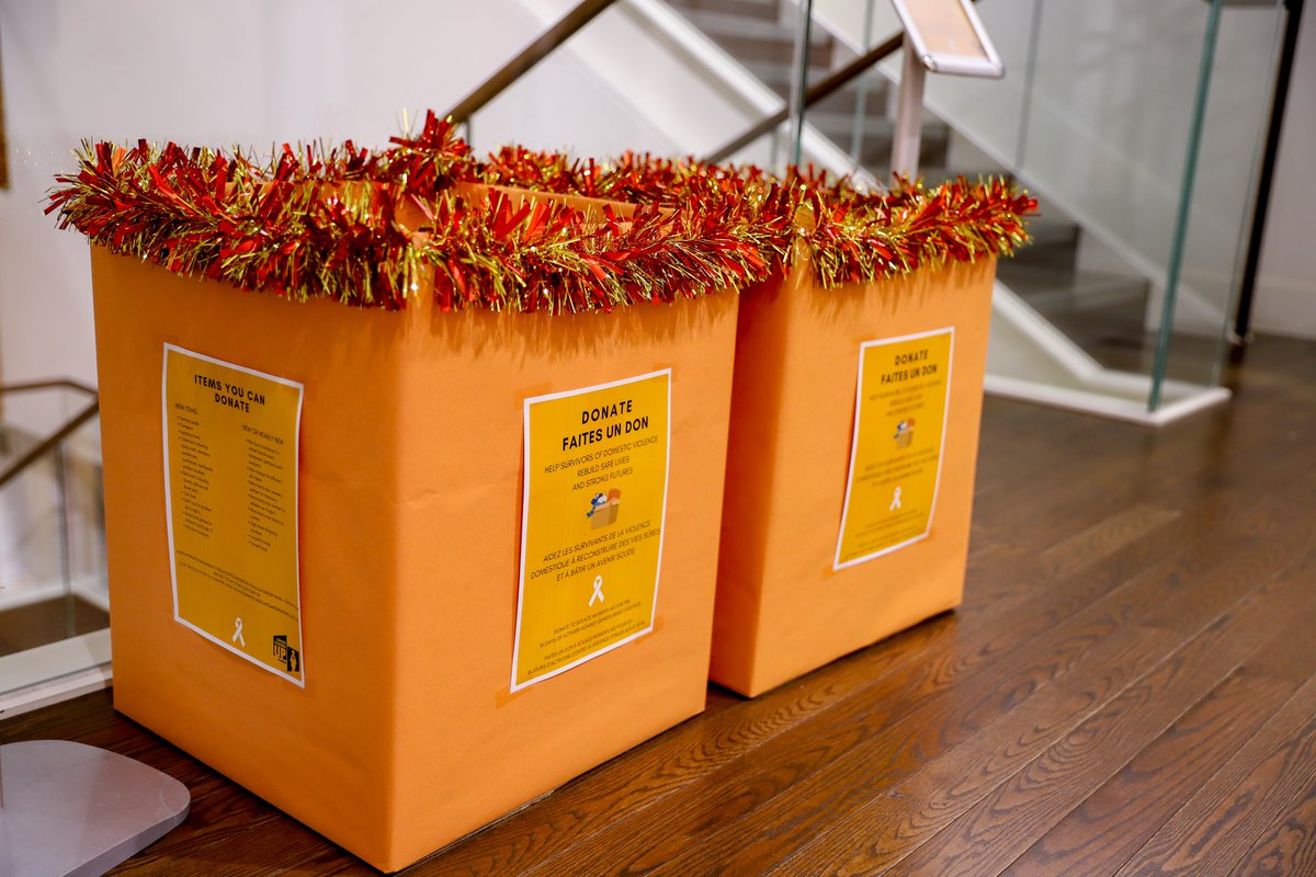 CanadianUK's tweet photo. 1 in 3 women &amp; girls experience violence in their lifetime. That is one too many.

We're proud to partner with @UKinCanada for #16DaysOfActivism to support local women’s shelters. Over the next #16Days, #CanadaHouse staff will collect essential goods to help survivors rebuild. https://t.co/oW9ZZMtWY9
