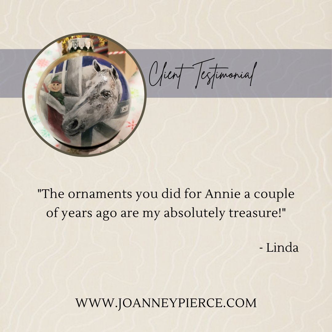 the reason I do this! ❤️ my order window closes on the 30th - email mail@jypfineart.com to secure a priceless gift for that special someone! 🎁🐴💕 <a href="/JYPFineArt/">Joanne Y. Pierce</a>