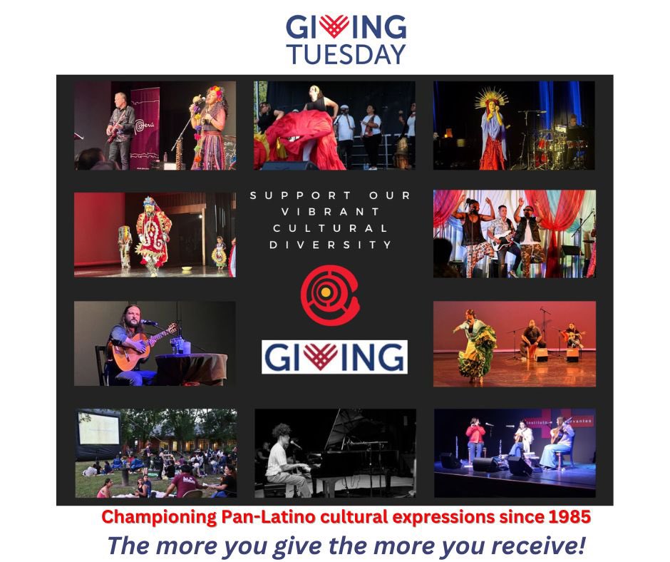 🌟 🤝  Support the ILCC this #GivingTuesday! Dedicated to promoting diverse Latino cultures through film, music, dance, and more since 1987. Your donation makes a meaningful impact! Click the link in our bio to give now. The more you give, the more you receive! #DonateToday