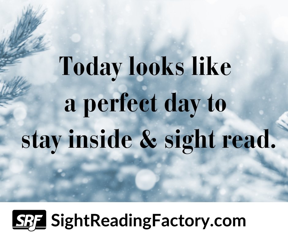 Sight_Reading's tweet image. Cuddle up with your tablet &amp;amp; do 5 (or 10) exercises!  It's the perfect indoor activity!❄️☃️

#sightreading #sightsinging