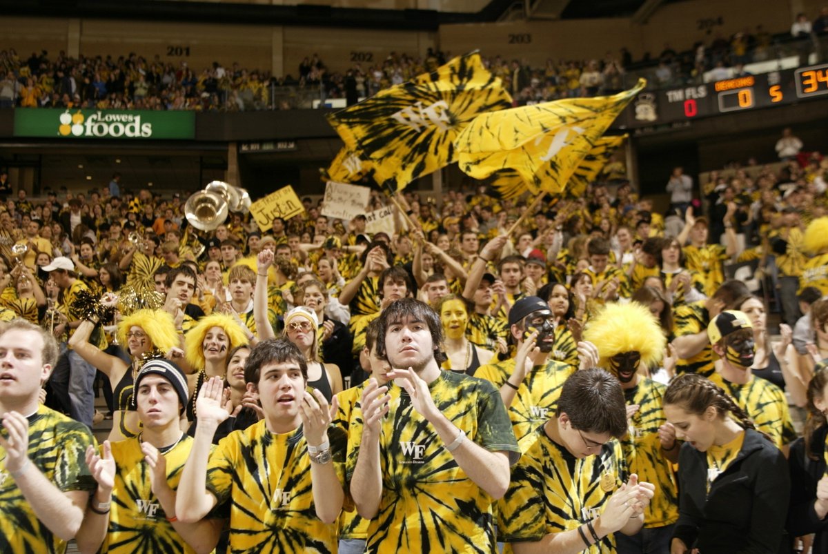 wake forest tie dye shirt