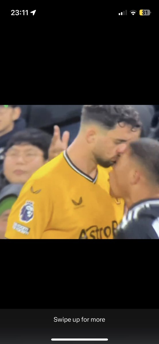 Wolverhampton Wanderers F.C 
pioneers of European football.
Also creators of the '3rd man aggressively approaching an official law'.
And most recent innovators of the
'Soft headbutt' law.

<a href="/FA_PGMOL/">PGMO</a>
The Premier League a whole different 'ball game'.

#WWFC