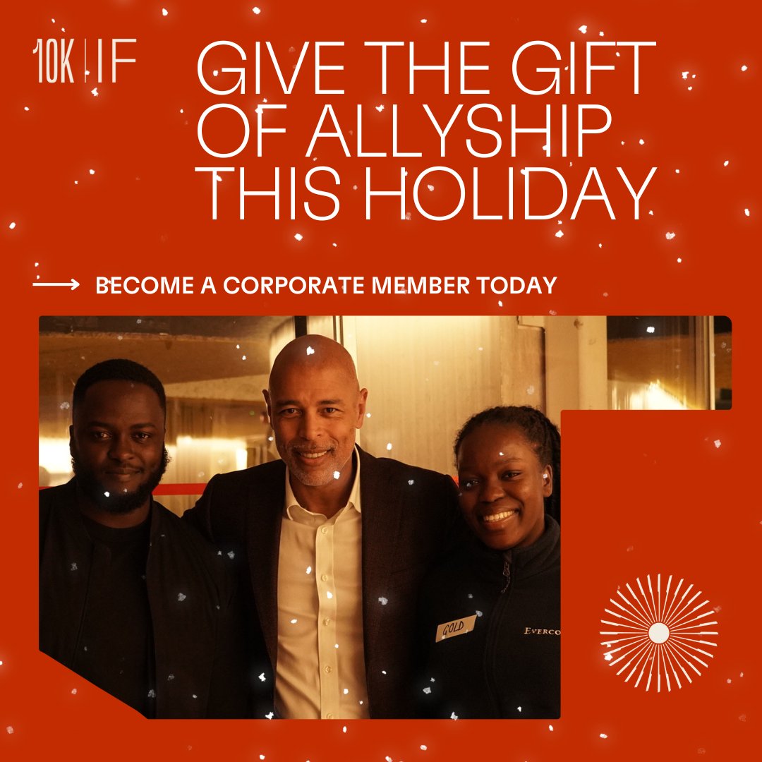 The holiday season is fast approaching and we invite you to give the gift of allyship by becoming a Corporate Member! 🎁 Help us change the lives of Black and Disabled junior talent across the UK.