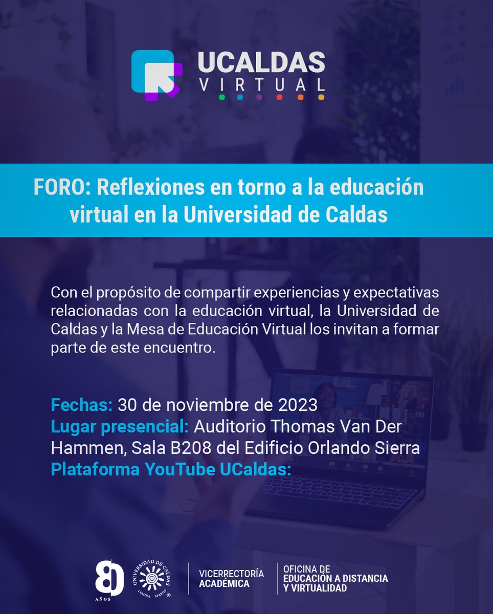 c_transmedia's tweet photo. 🎓Asiste al foro de educación virtual, donde compartiremos conocimientos y experiencias de alto impacto en nuestra región.
.
🎙️Nuestro director y el coordinador del equipo técnico, hablarán de estrategias transmedia y tendencias en E-learning.

🎥 https://t.co/rf2w56PC44 https://t.co/loaMGDJXZC