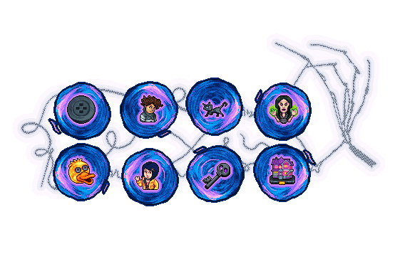 fsbubblet's tweet image. Os sonhos podem nos levar a lugares que desejamos, porém, será que o imaginário é realmente o ideal? Em um mundo no qual não temos tempo para nada, às vezes negligenciamos o que realmente importa. 

Confira os emblemas que serão distribuídos em nossa semana de atividades! 🔘🐈‍⬛🪡