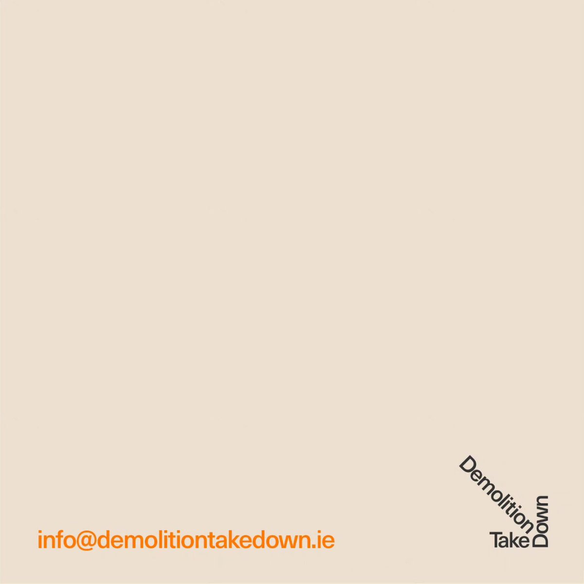 DemoTakeDown's tweet image. Let's spark an industry wide discussion &amp;amp; pave the way for more sustainable, responsible approaches to demolition in Ireland. 
#creativeclimateaction #construction #climateneedsculture #whatawaste #demolition