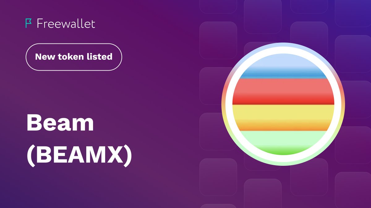 Meet a new #ERC20 token: Beam, $BEAMX $BEAMX is the native crypto asset for  the Beam network, @BuildOnBeam, a gaming network empowered by the  @MeritCircle_IO ecosystem. Feel free to store your $BEAMX