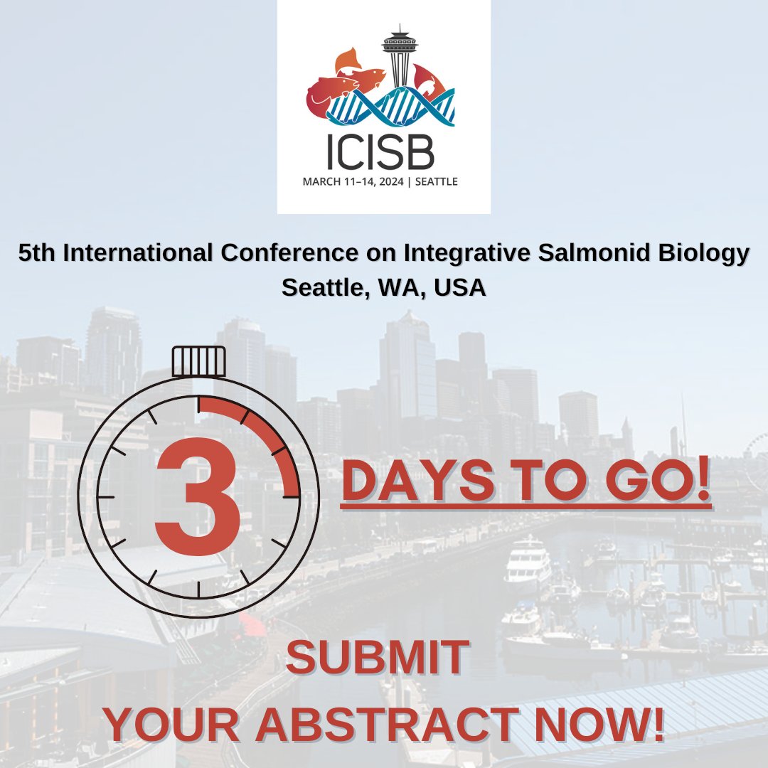 3 Days to Go - Abstract Submissions closing!!

Submit your abstract and find out more information about our confirmed speakers on icisb2024.com
