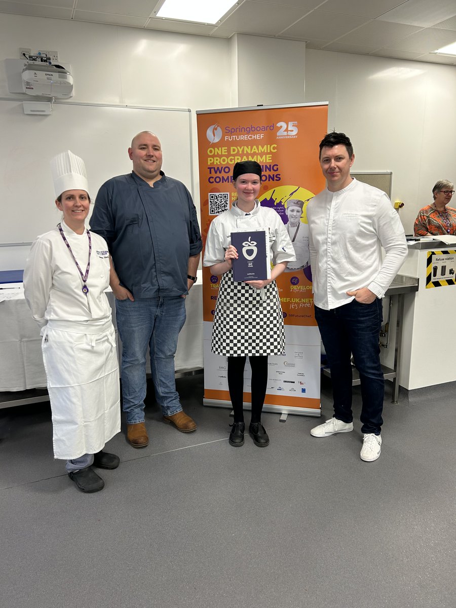 HSofG's tweet photo. 👩‍🍳Isla (S4) &amp; Rebekah (S3) took part in the Future Chef Glasgow Local Final at City of Glasgow College.

👏They had 1 hour to make a main course of their choice. Congratulations to Isla who won the Glasgow heat and goes through to the Scottish Regional final in February! https://t.co/NQ13VueiVs