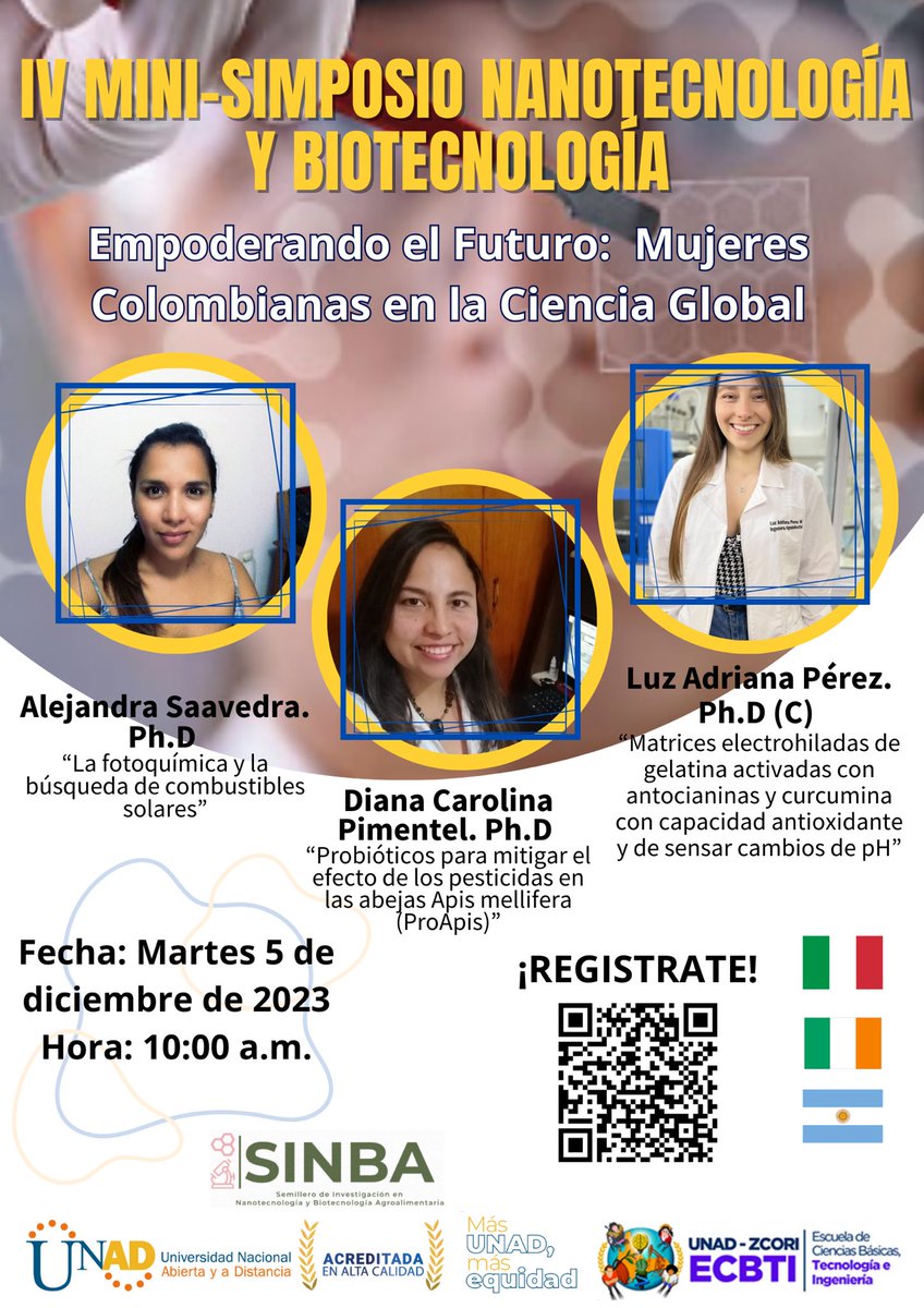 CIPAS de Investigación *Empoderando el Futuro: Mujeres Colombianas en la Ciencia Global*  forms.office.com/r/bYHkAidfg8?o… <a href="/UNADinvestiga/">Investigacion UNAD</a> <a href="/UniversidadUNAD/">Universidad UNAD</a> <a href="/ClaudioCamiloG1/">Claudio Camilo Gonzá</a>