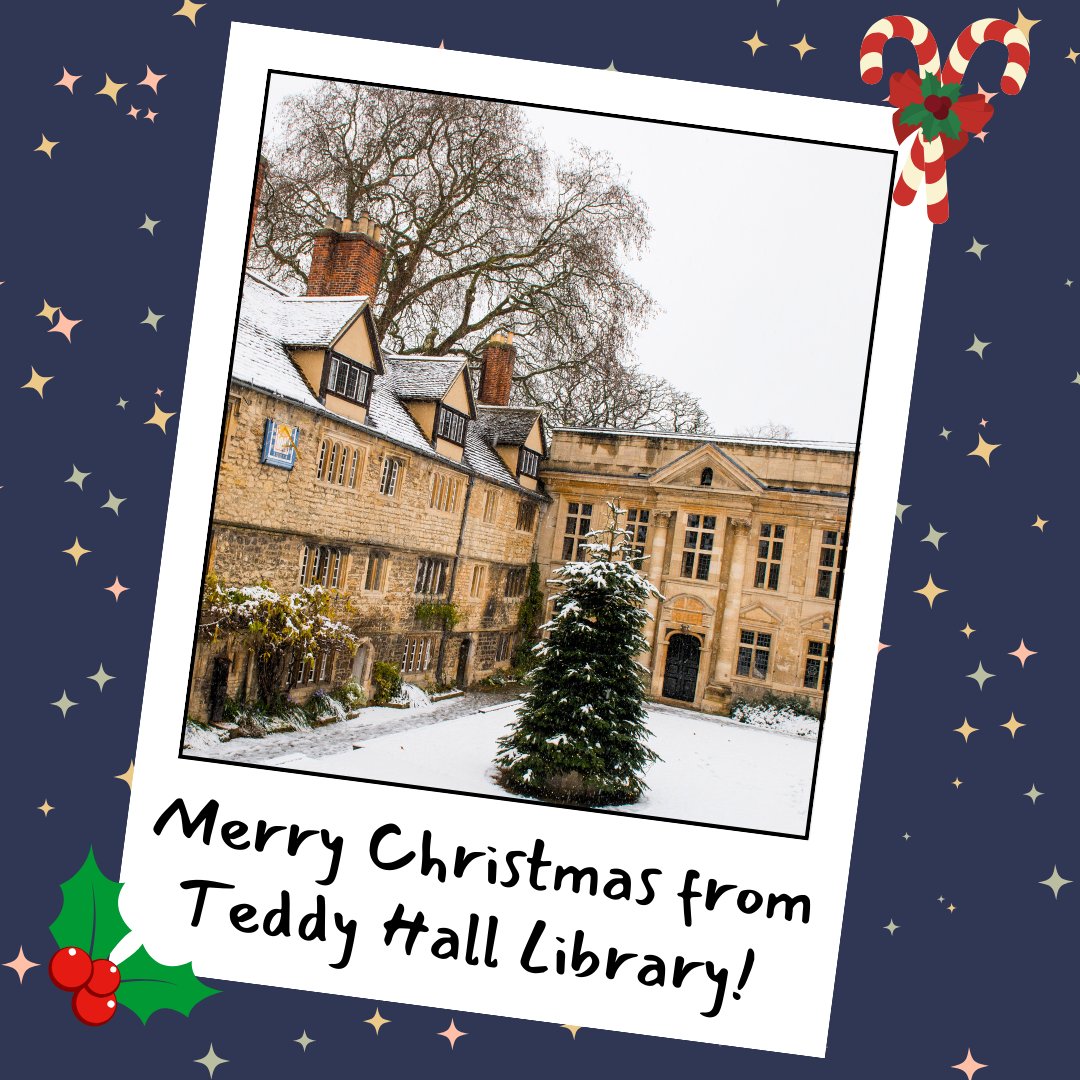 Merry Christmas! 🎄🎅🎁 

#HappyChristmas #LibrariesOfOxford #TeddyHall #OxfordLibrary