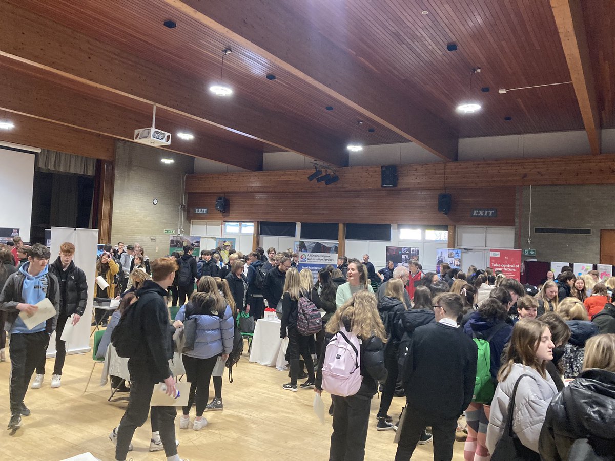 A fantastic event today <a href="/forresacademy1/">Forres Academy</a> for part 1 of our Learner Pathway Event.
Looking forward to welcoming parents and pupils in this evening to talk pathways with employers, further/higher education establishments and teachers.
#careeradvice #courses