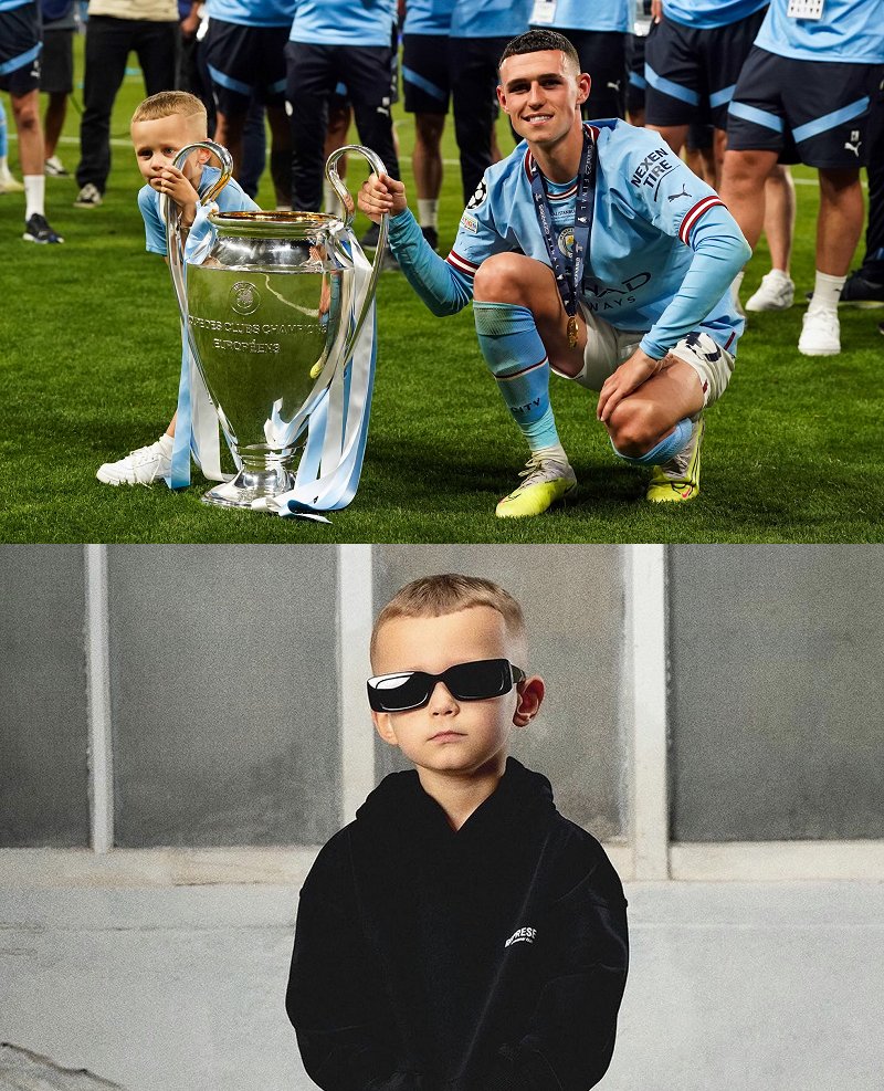 El hijo de Phil Foden, Ronnie (4) (El wey) ha firmado un contrato con una agencia de modelos. El niño cuenta con una cuenta de Instagram de casi 4 millones de seguidores. [Mail]