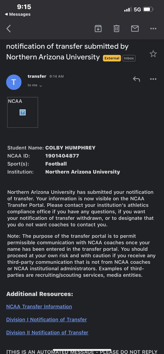 Colby Humphrey tweet media