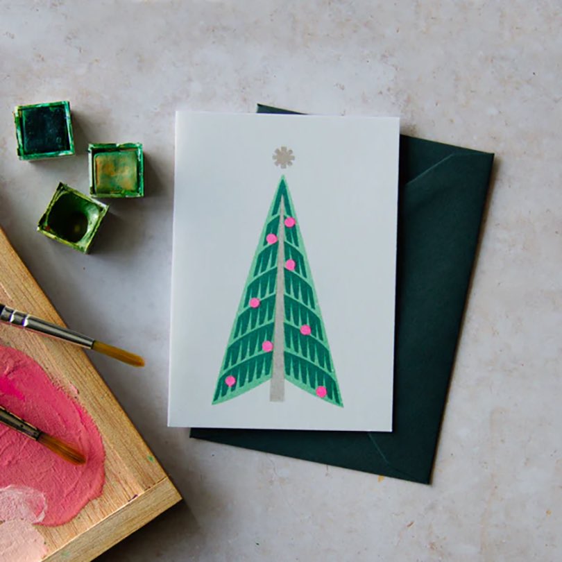 My mini risograph printed Christmas card is included in <a href="/creativeboom/">Creative Boom</a> feature on the best independent Christmas cards!🎄creativeboom.com/features/2023-… Find them here…bobbieprint.com/products/chris…