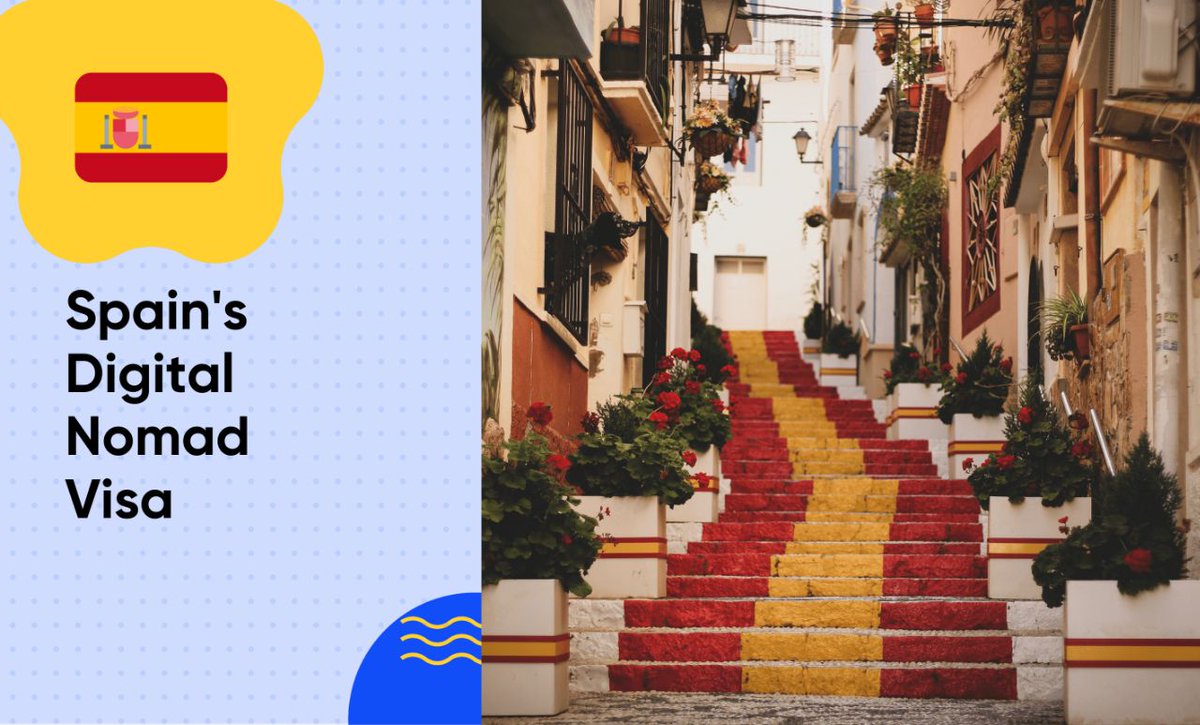 Digital nomads! Is Spain calling you? 🇪🇸

With their Digital Nomad Visa, which launched in January this year, you can live & work from this beautiful county with fewer barriers. 

everything you need to know here: bit.ly/41Xqgzs 

#remotework #digitalnomads #workremotely