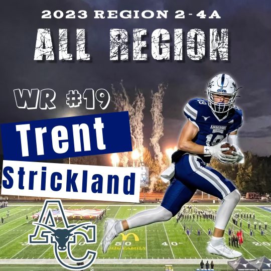 Congratulations to T. Strickland on earning All Region Honors. #AC🤘🏆🏆🏆🏆🏆🏆🏆
