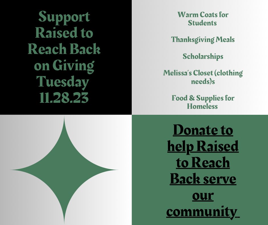 Raised2RB's tweet photo. It’s Giving Tuesday! Please support Raised to Reach Back, Inc. #R2RB https://t.co/M0sJkbGTOD