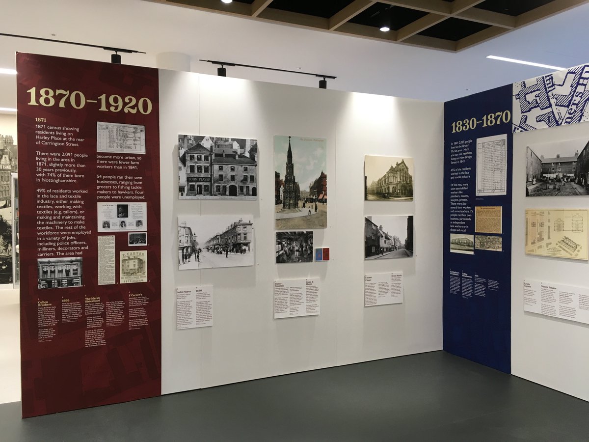 Do you know what was on the site of our new Central Library building in the past? Find out about former residents of Broadmarsh and what their lives and streets looked like in our opening exhibition on Floor 1, curated by the Local Studies Library team. nottinghamcitylibraries.co.uk/library/nottin…