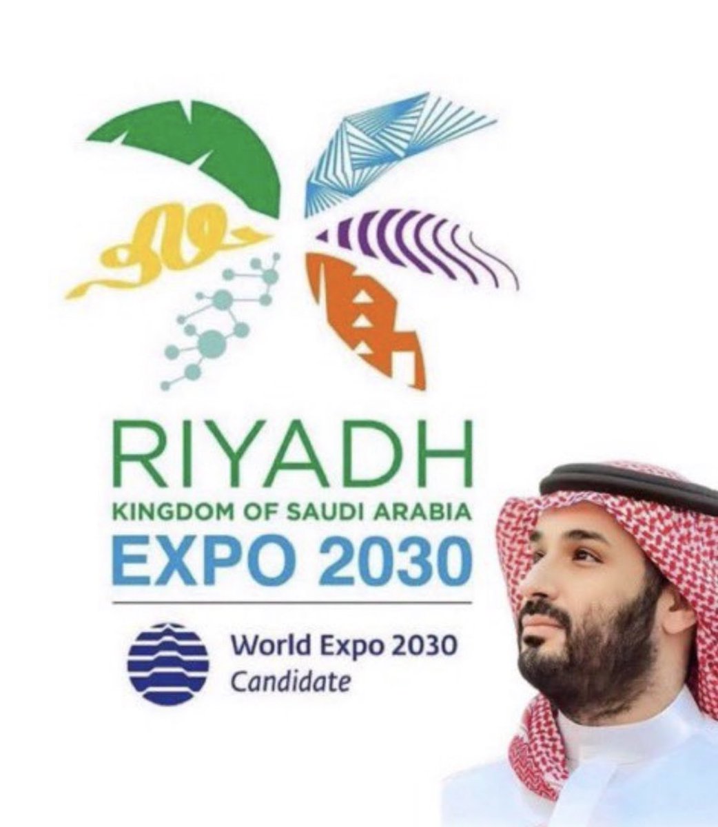 abdn8's tweet photo. رسمياً:
فوز المملكة العربية السعودية باستضافة الرياض «إكسبو 2030»
———————
ارفع التهاني والتبريكات لمقام سيدي خادم الحرمين الشريفين وسمو سيدي ولي العهد -حفظهما الله-، ولكل السعوديين

الف مبروك 🇸🇦🇸🇦🇸🇦..

#فوز_السعودية
#الرياض_إكسبو2030 
#RiyadhExpo2030 https://t.co/MNUDNzH8nz