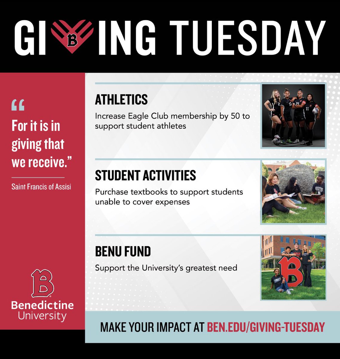 BenUVolleyball's tweet photo. It’s Giving Tuesday! Thank you ahead of time for considering a donation to our department!!! 

https://t.co/kocMTbAHKD https://t.co/hkf0g5SaXG