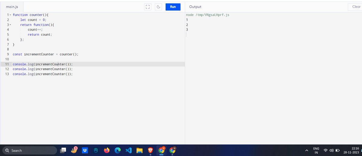 SharmaS16517's tweet photo. Hey There!
 I am excited to share that I have successfully completed Day 23 of the 30 Days of JavaScript 23 Scaler Topics, hosted on the Scaler Discord platform. Join today - https://t.co/YZQAjpyu6B #30DaysOfJavaScript #ScalerDiscord #ScalerTopics
@scaler_official https://t.co/fwyIHrSA4N