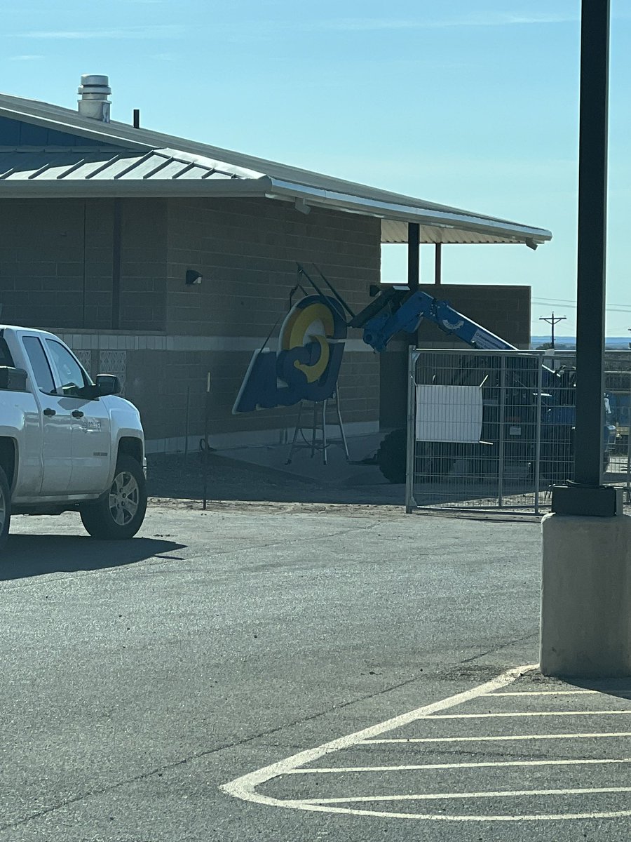 Sign going up…getting closer!