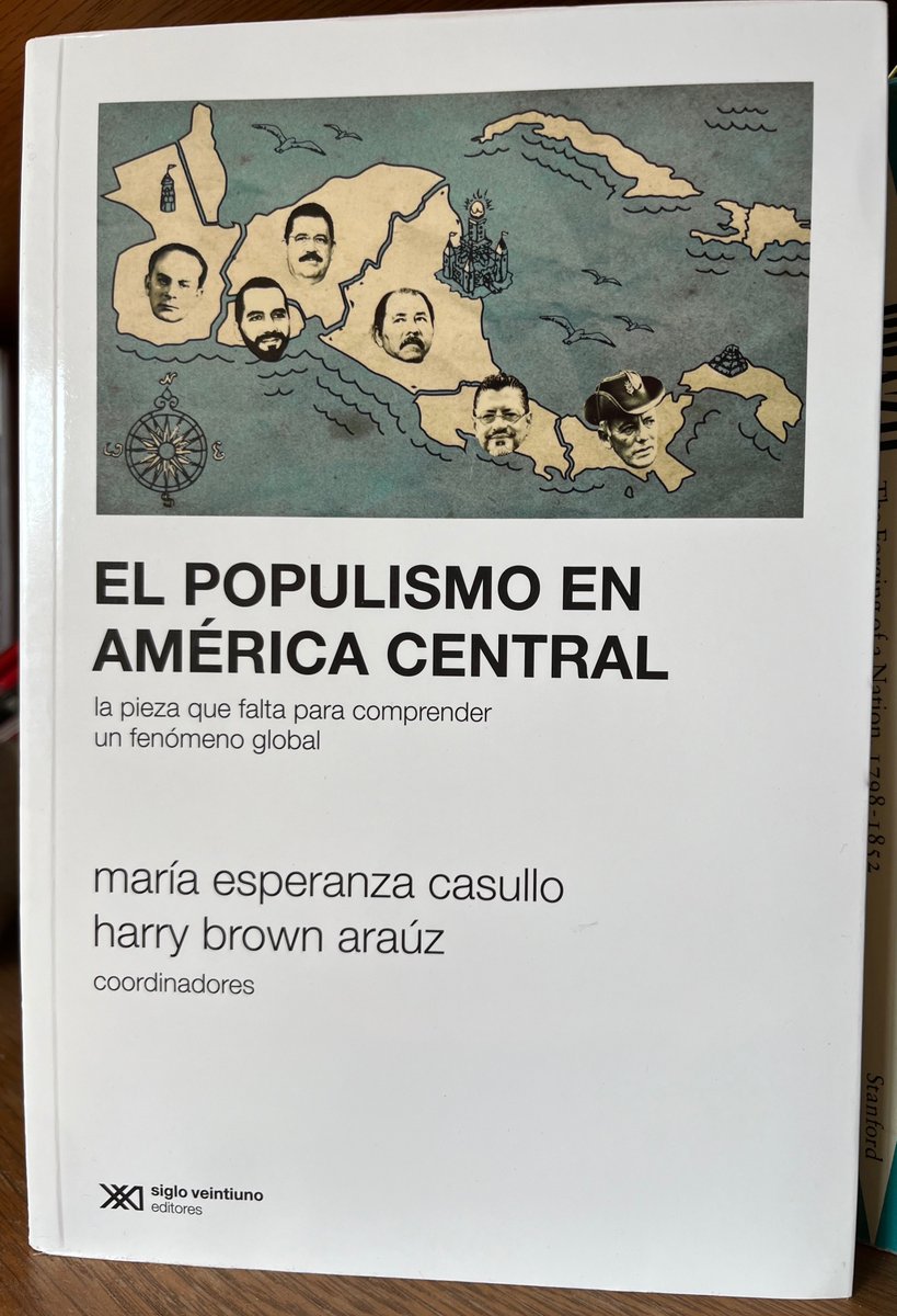 GerardoMunck's tweet photo. Me acaba de llegar este libro coordinado por Casullo y @hbrownarauz👇

Analiza el populismo en Centroamérica, la Rep Dominicana y Cuba. También discute el neopatrimonialismo. Es un libro q nos ayuda a evitar generalizaciones sobre América Latina en base a los casos más conocidos. https://t.co/0QcpMhy1ii