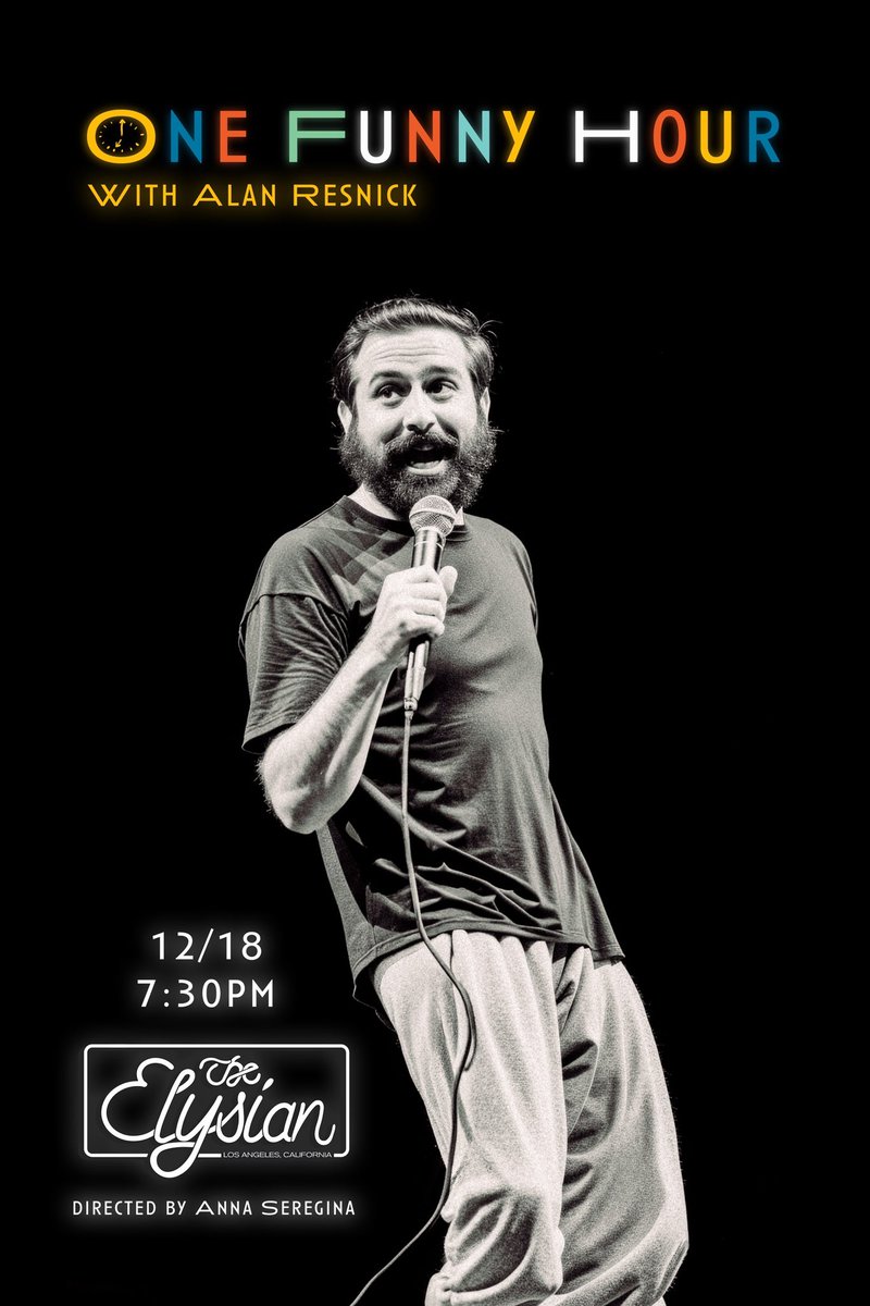 If you enjoy laughter and comedy please consider attending this event in LA 🤣 I’m going to attempt to perform an entire hour of funny comedy if you can believe it 🤣 December 18th @ElysianTheater directed by the amazing @touchingcheeses 🎟️ elysiantheater.com/shows/alan