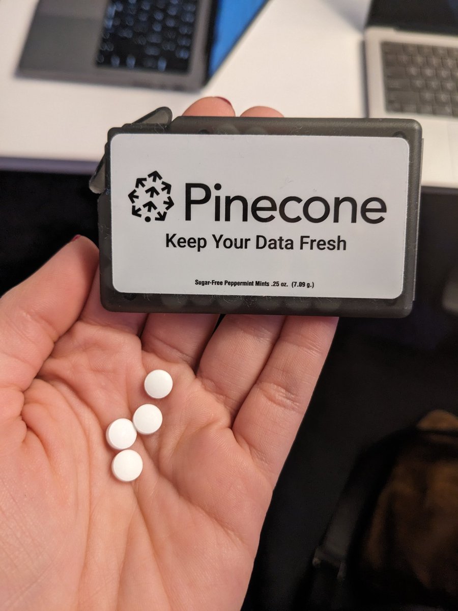 Audrey_Sage_'s tweet photo. Come say hi and get some #DataFresh mints 💅🏻

#awsreinvent2023 @AWSreInvent https://t.co/wJVn8BWICa