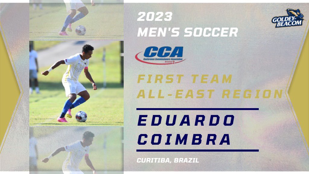 GBCLightning's tweet photo. Congratulations to senior Eduardo Coimbra on being named first team D2 Conference Commissioners Association All-East Region! 🤩⚡️

#GBCLightning https://t.co/atSPcqv6WR