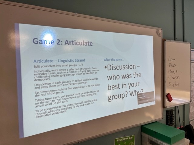 Students focused on using their voices in lessons today on Oracy Day. They used language frameworks through games and oracy strands to consider how to become better orators. Presentations, healthy debates and discussions took place in all classes across school. #character #oracy