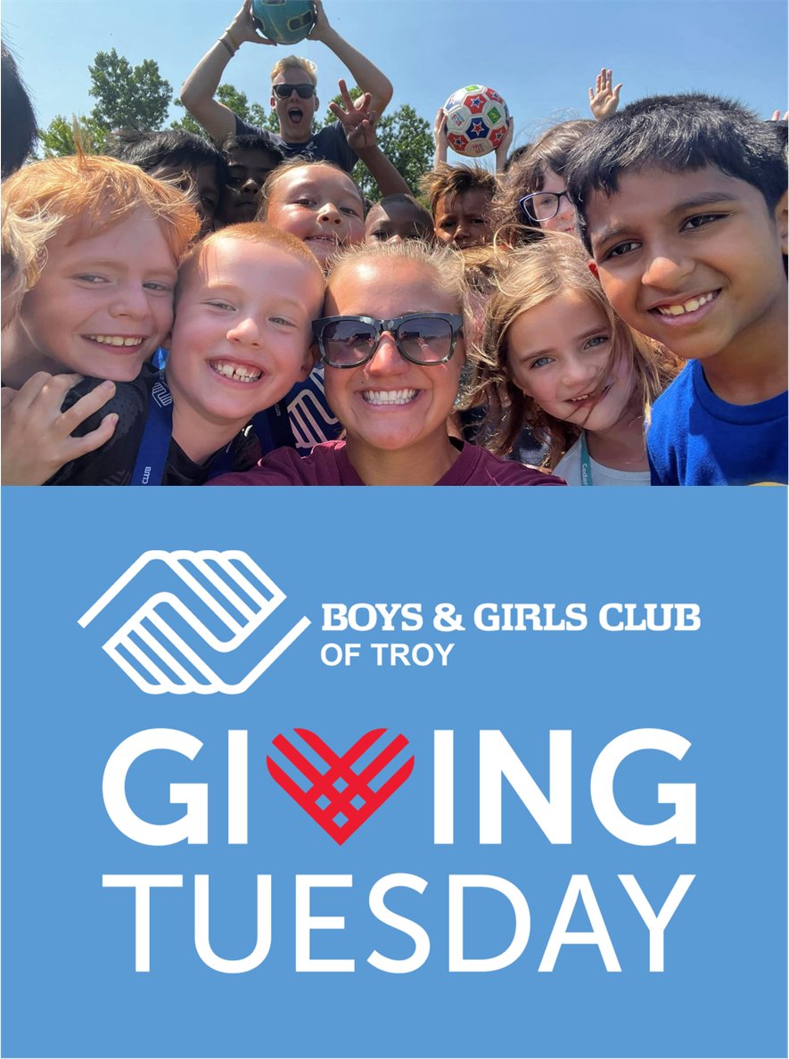 bgctroy's tweet photo. Today is #GivingTuesday! Please consider the Boys &amp; Girls Club of Troy, MI on this day of giving. Every dollar helps more local youth find joy in a safe and positive place. Support our efforts by donating today! 
Donate here: https://t.co/g1mBvZtt3b

#bgctroy #GreatFutures https://t.co/qz5IZI81z9