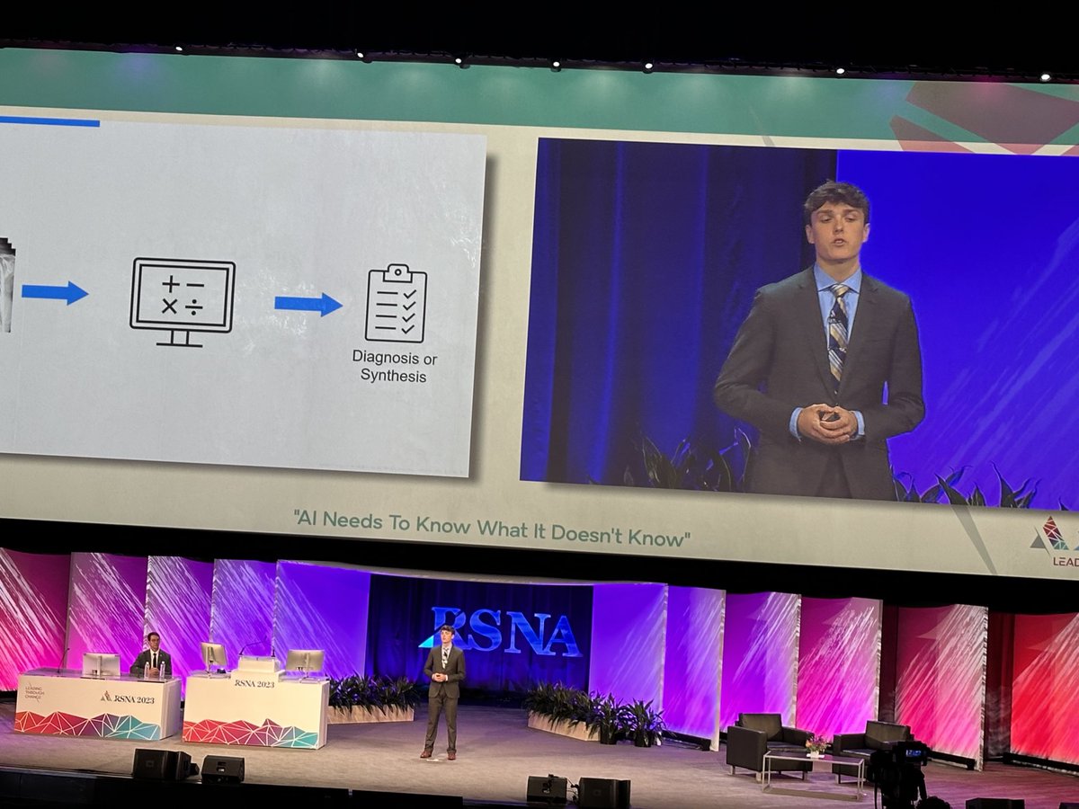 Great job on trust and dialogue for AI!! #rsna23 ⁦@thecoopergamble⁩