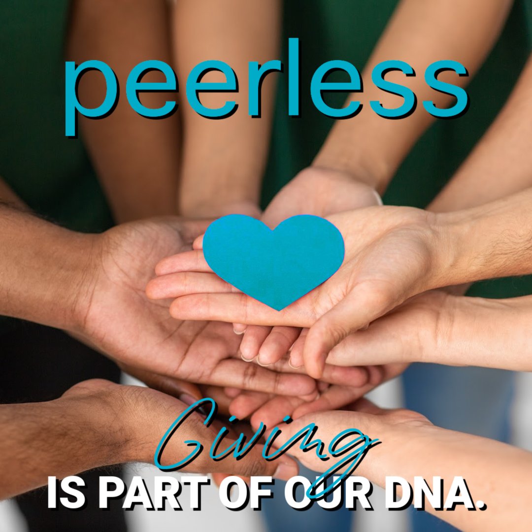 It's #GivingTuesday and at Peerless, giving is part of our DNA. We're excited to share more about ways we give back throughout the day. For now, what is your favorite cause to support and why?