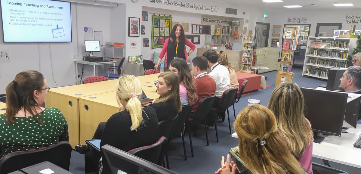 Braes_CLPL's tweet photo. Another great CLPL session this afternoon. Mrs Rae delivered an engaging session on Pupil Voice @BaesHigh #professionallearning https://t.co/V4hivu7X7G