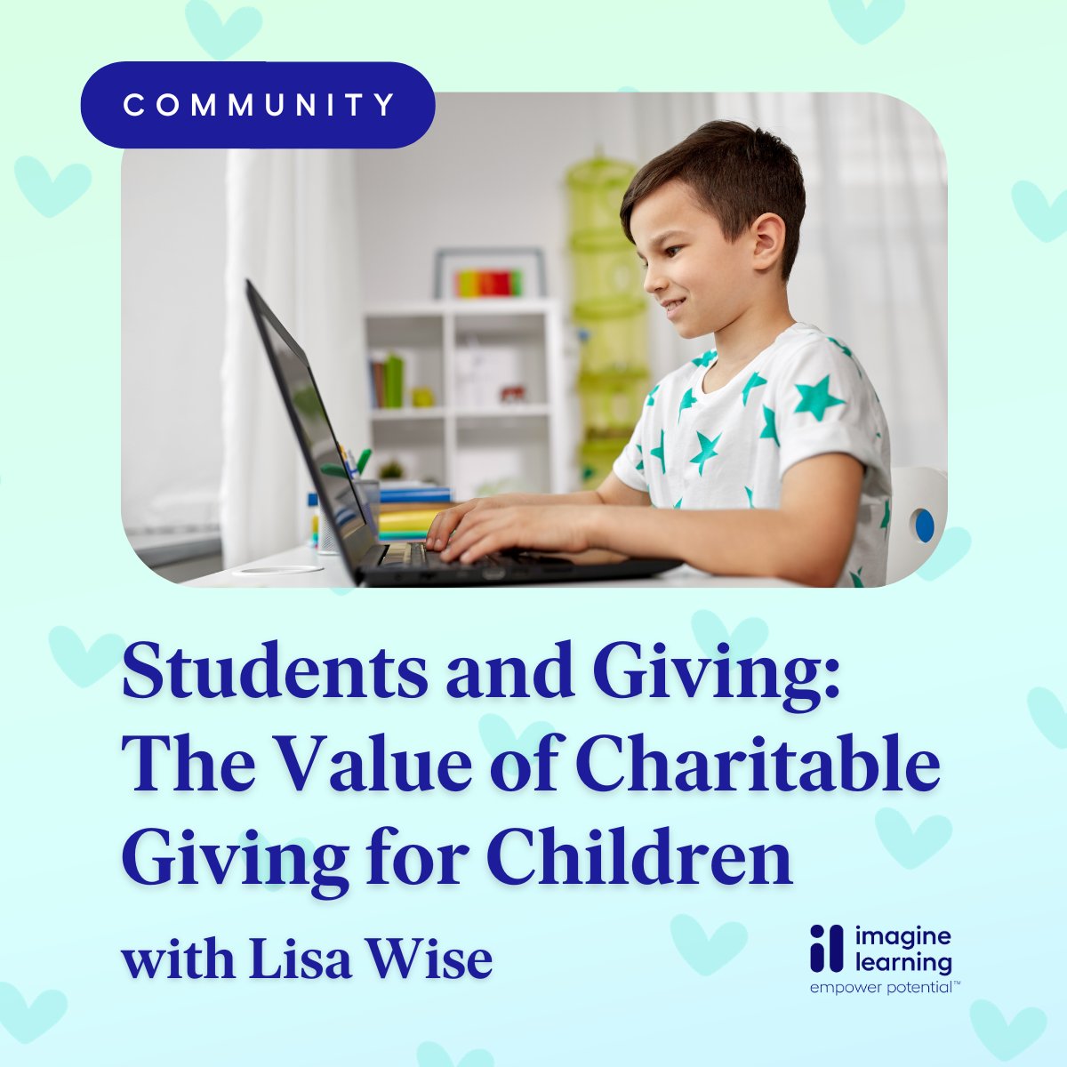 ImagineLearning's tweet photo. In honor of #GivingTuesday, our latest #InspiringBreakthroughBlog focuses on how students benefit from opportunities to give. #ImagineMath students donate regularly to organizations that help individuals in need. 🌠 Blog: https://t.co/FKVLDPNI20 #GivingDay #DoMathPayItForward https://t.co/jZ2ZL0ovJL