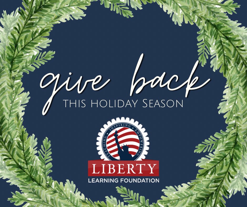 It’s  #GivingTuesday Thank You to all of our donors &amp; sponsors. Your donation ensures our next generation learns crucial lessons in civics, character, financial literacy, careers and our Great American Story.  libertylearning.org/donate/
#libertylearningfoundation #Alabama #nonprofit