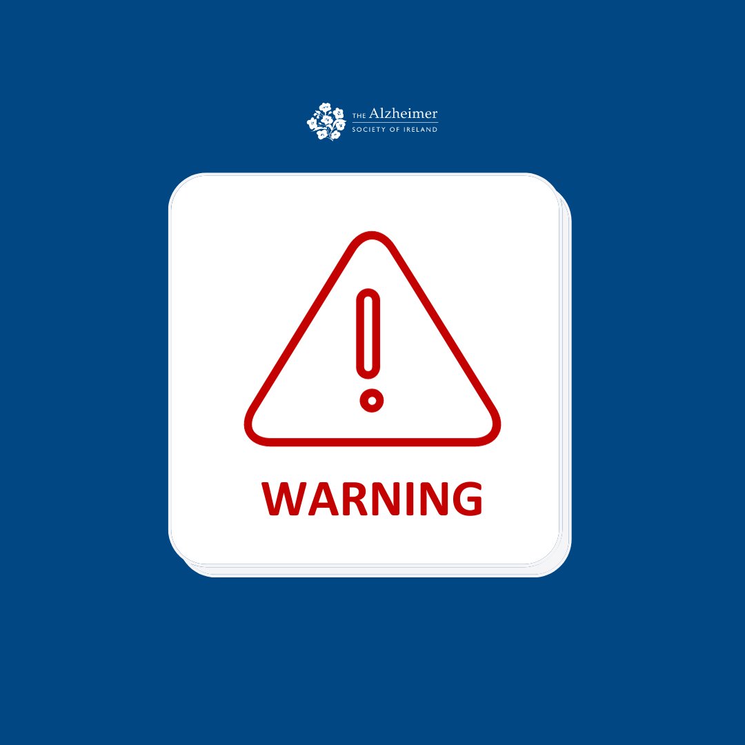 Please be vigilant if you receive a phone call out of the blue from someone claiming to be from The Alzheimer Society of Ireland. The ASI  will never call you and ask for a donation over the phone. Our Christmas Appeal will go out in the post this week to our donors. However you